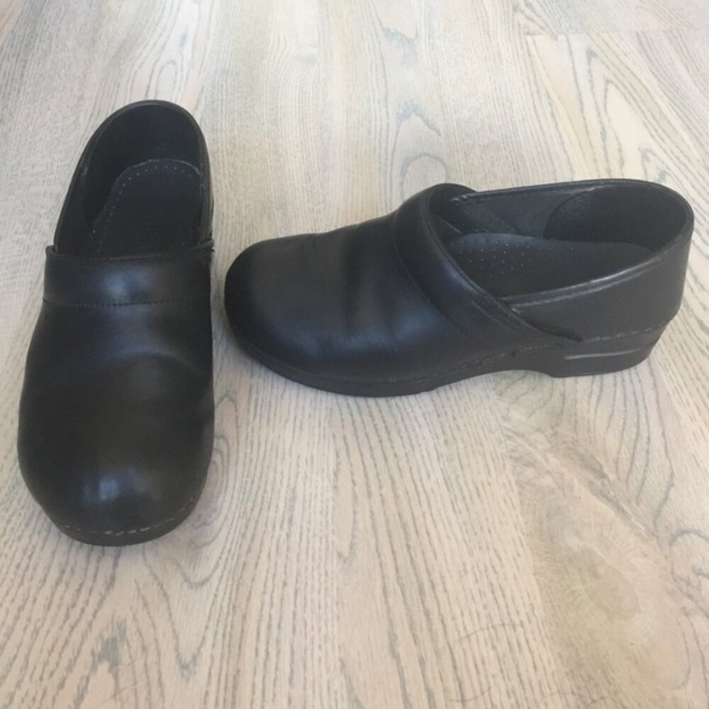 Sanita Black Clogs